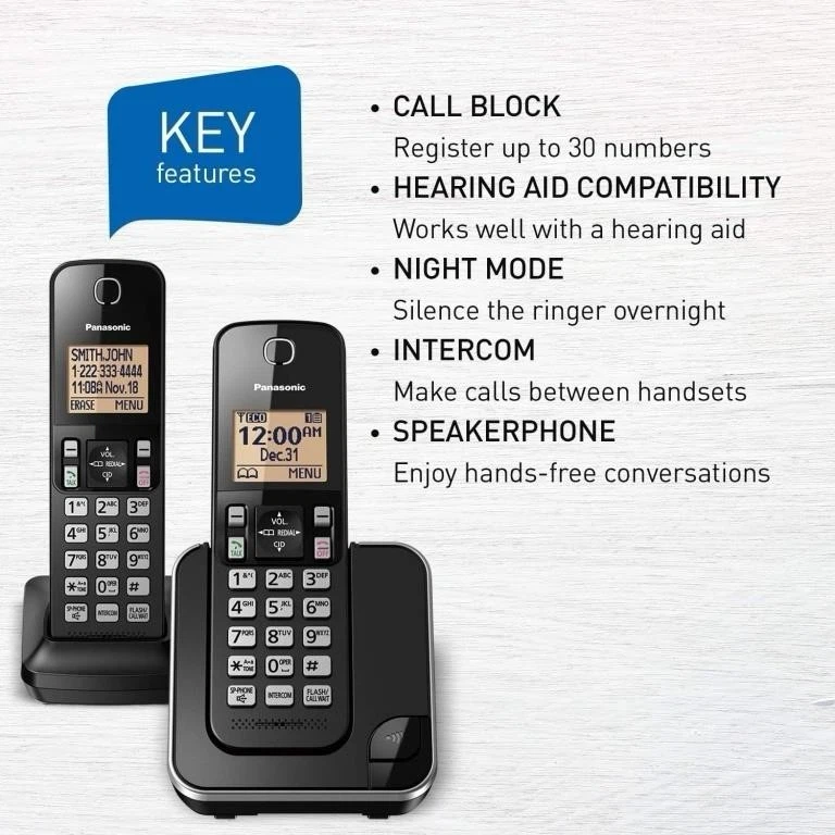 Panasonic Cordless Phone Set KX-TGC382 - photo 2