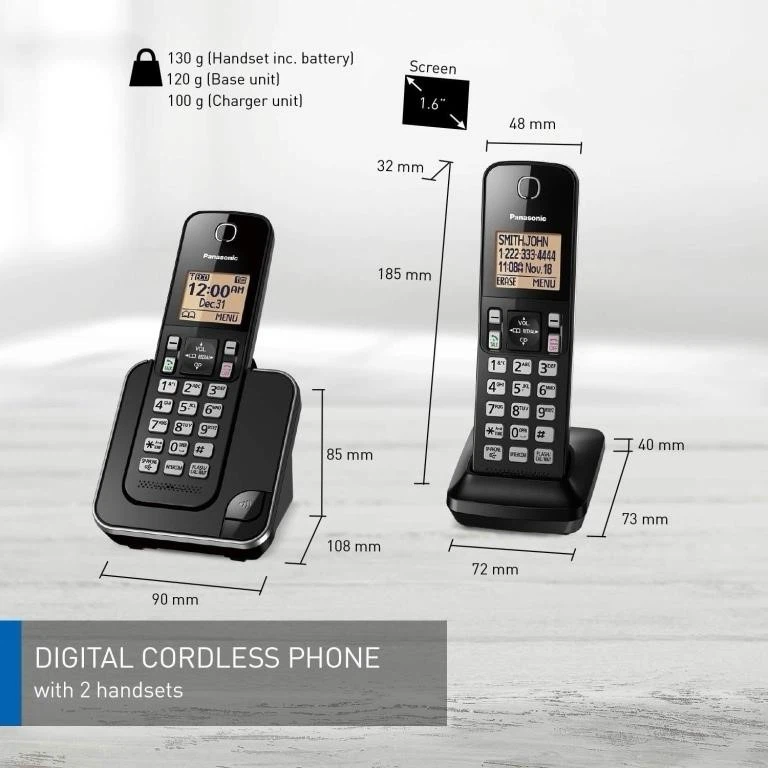 Panasonic Cordless Phone Set KX-TGC382 - photo 3