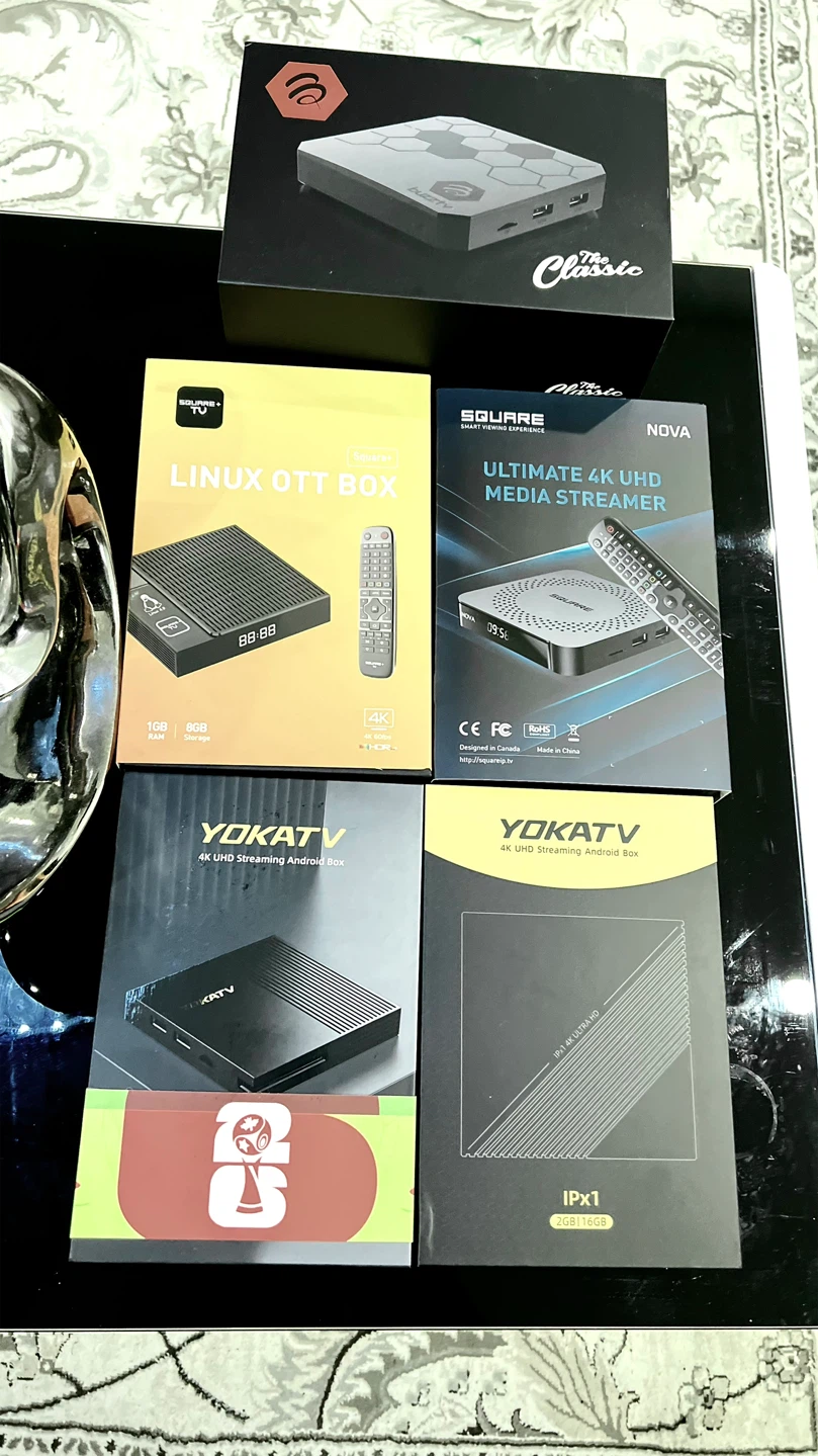 Assorted Android TV  Boxes $100 to $130