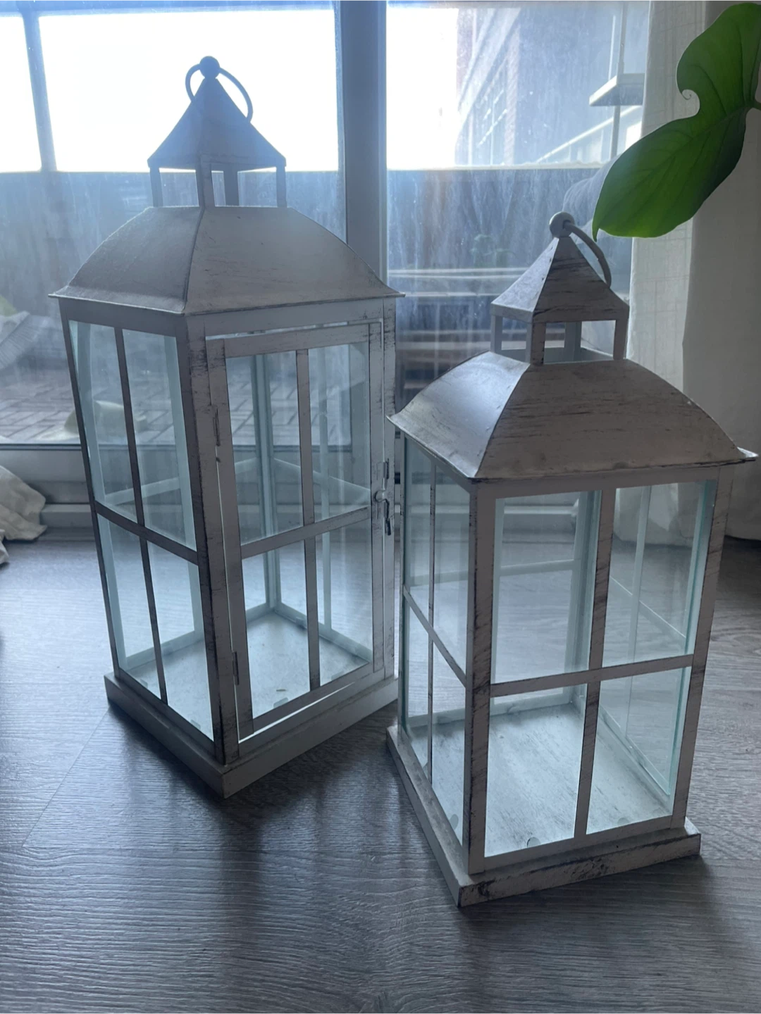 Two decorative lanterns