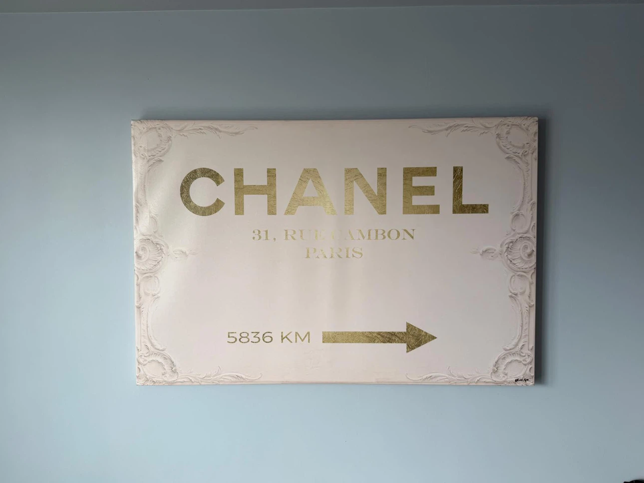 Chanel 31 Rue Cambon Wall Art