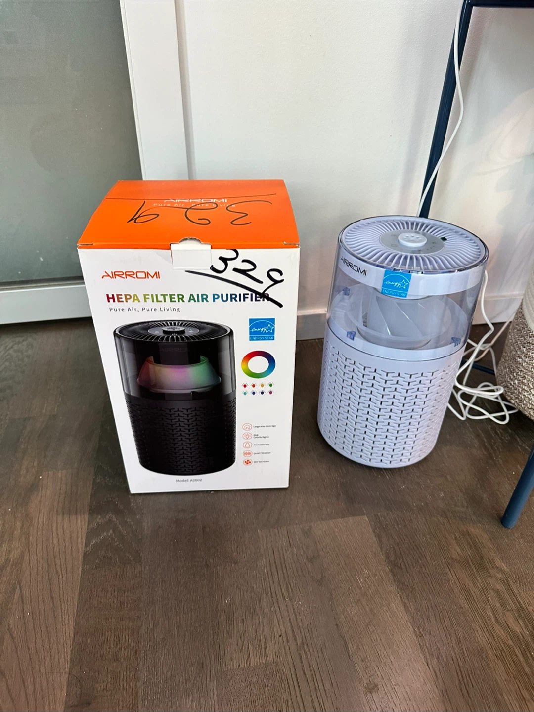 AIRROMI HEPA Filter Air Purifier Model A2002 - photo 2