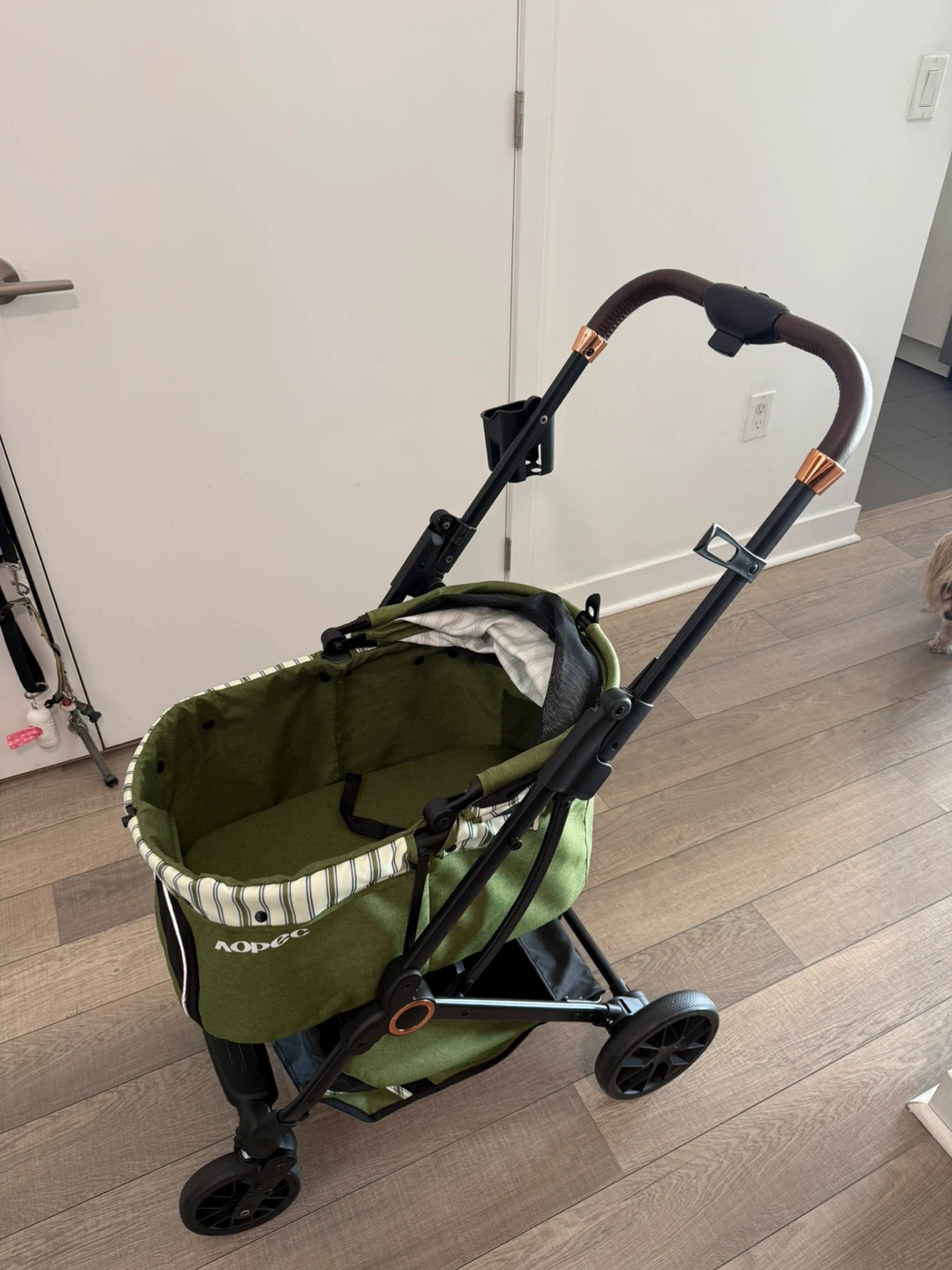 AOPEC Olive Green Pet Stroller - photo 4