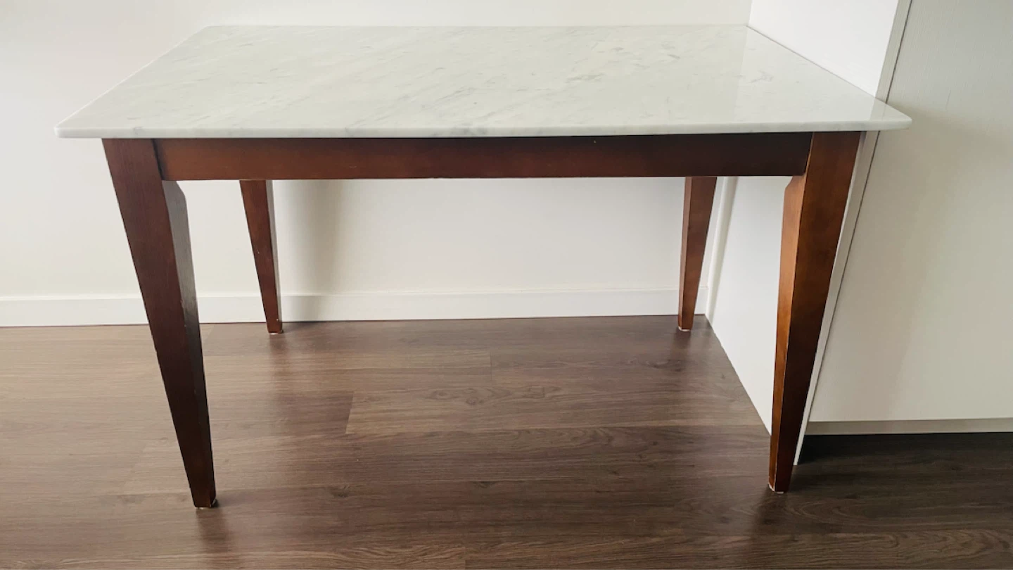 Dining table and two chairs - photo 4