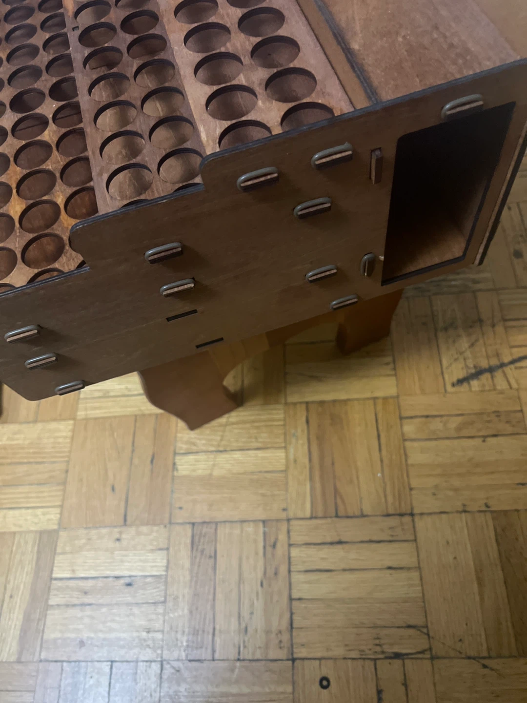 Wooden Paint Organizer and Storage Rack - photo 3