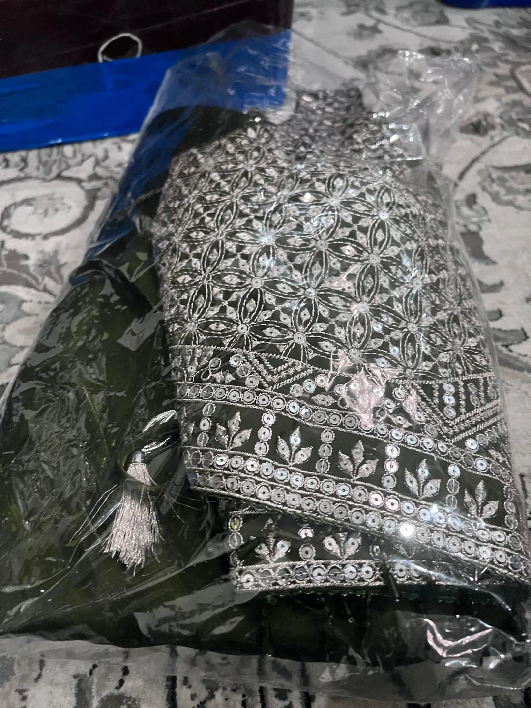 Bindiya Queen Jimi Choo Crop Top Lehenga Set - photo 3