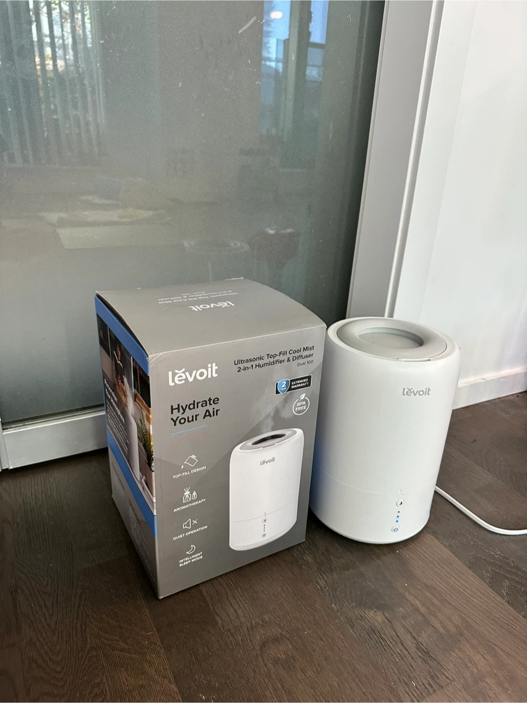 Levoit Dual 100 Ultrasonic Humidifier and Diffuser