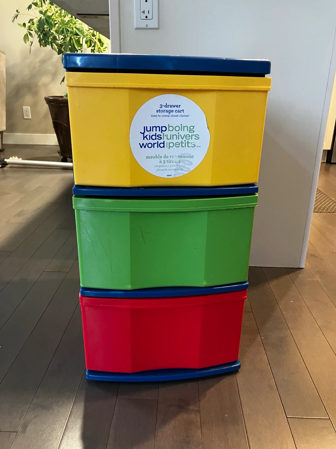 Jumpboing Kids 3-Drawer Storage Cart