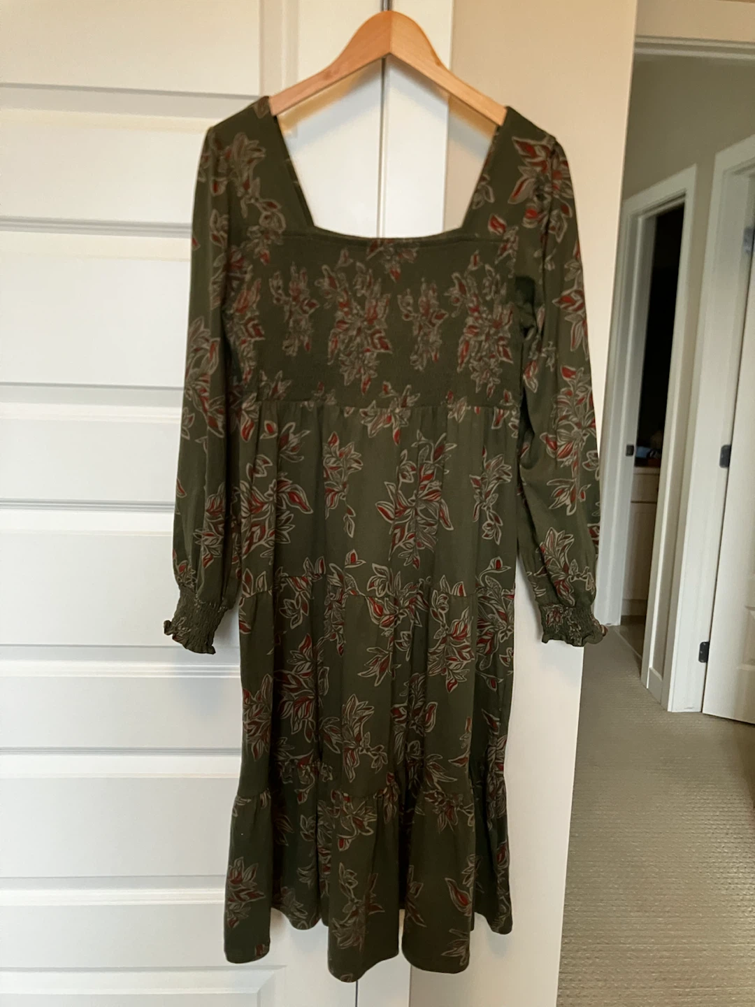 Mexx Floral Long Sleeve Dress - Size Large