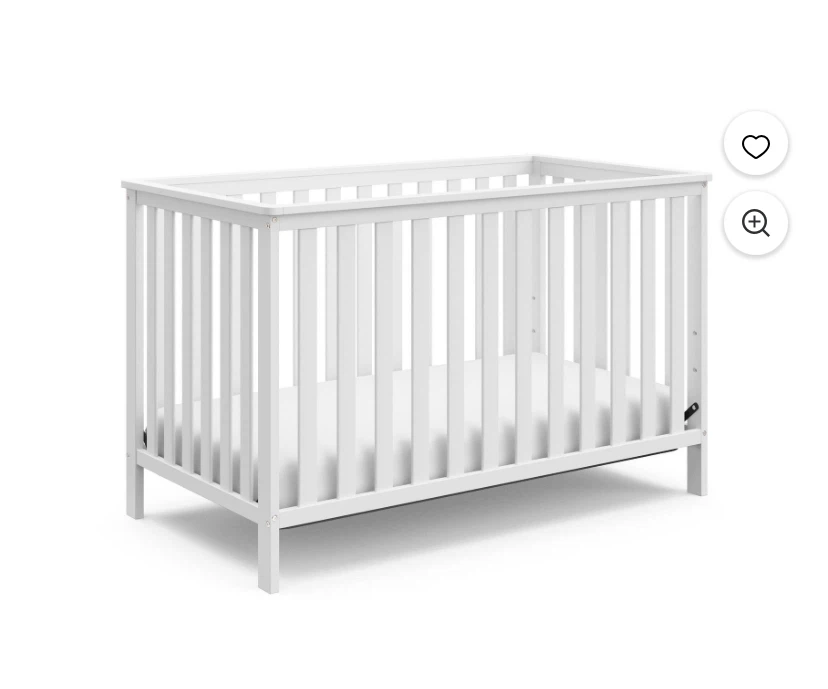 Storkcraft Rosaland convertible White 3-in-1 Baby Crib