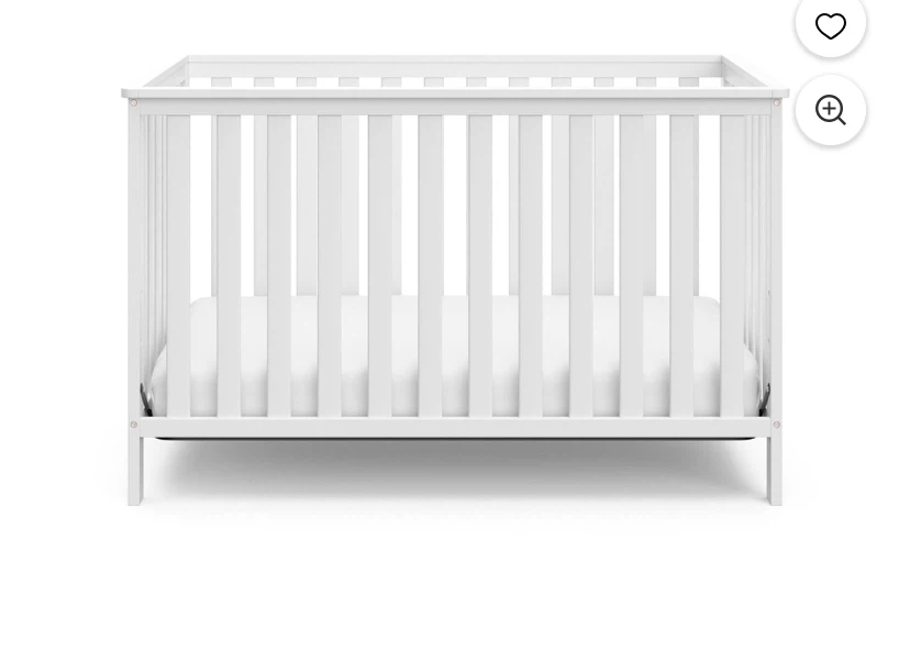 Storkcraft Rosaland convertible White 3-in-1 Baby Crib - photo 4