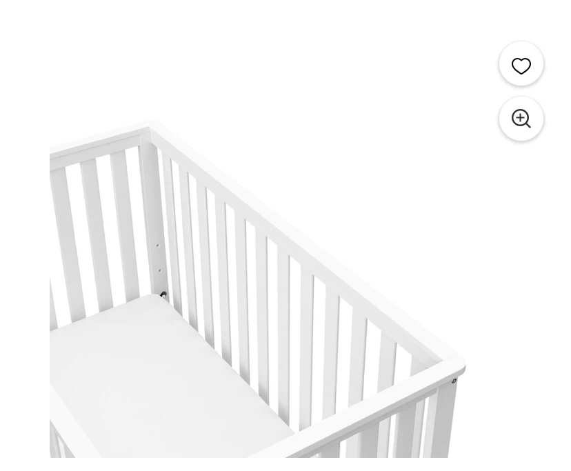 Storkcraft Rosaland convertible White 3-in-1 Baby Crib - photo 5