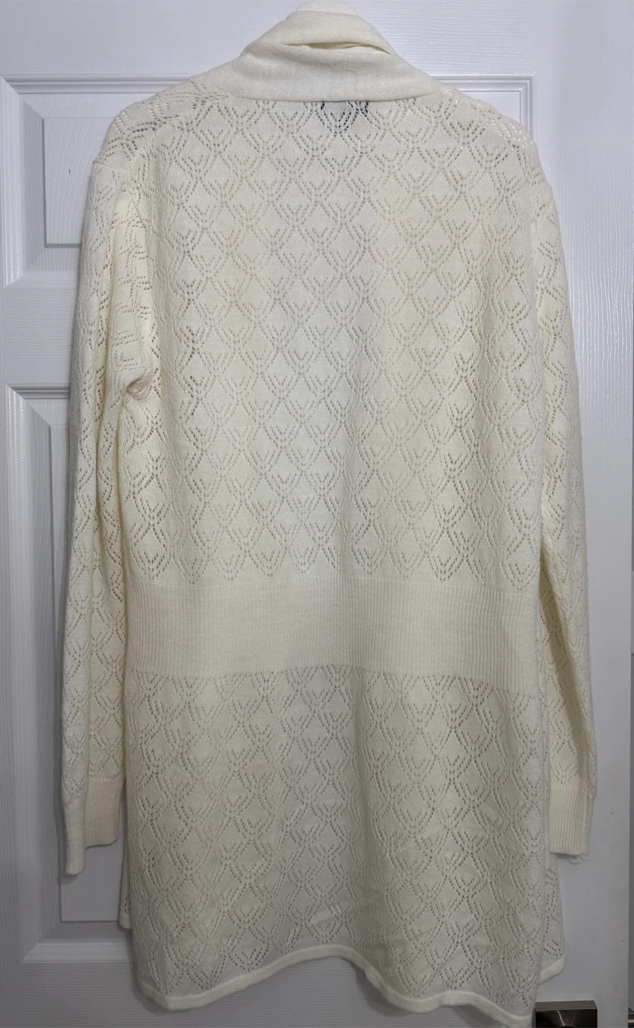 Introspect ivory Open Cardigan XL - photo 3