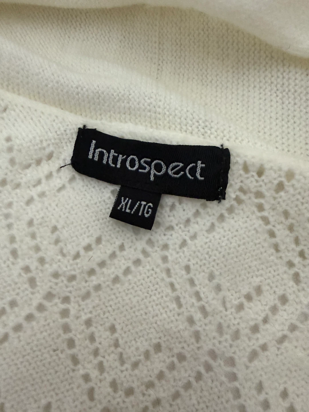 Introspect ivory Open Cardigan XL - photo 4
