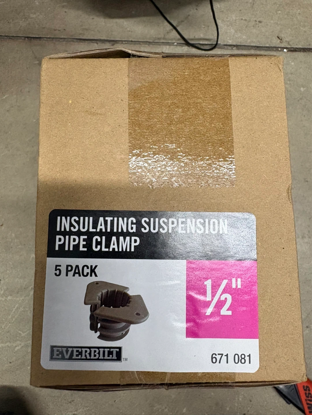 Everbilt 1/2 in. Insulating Suspension Pipe Clamps (6 Packs)