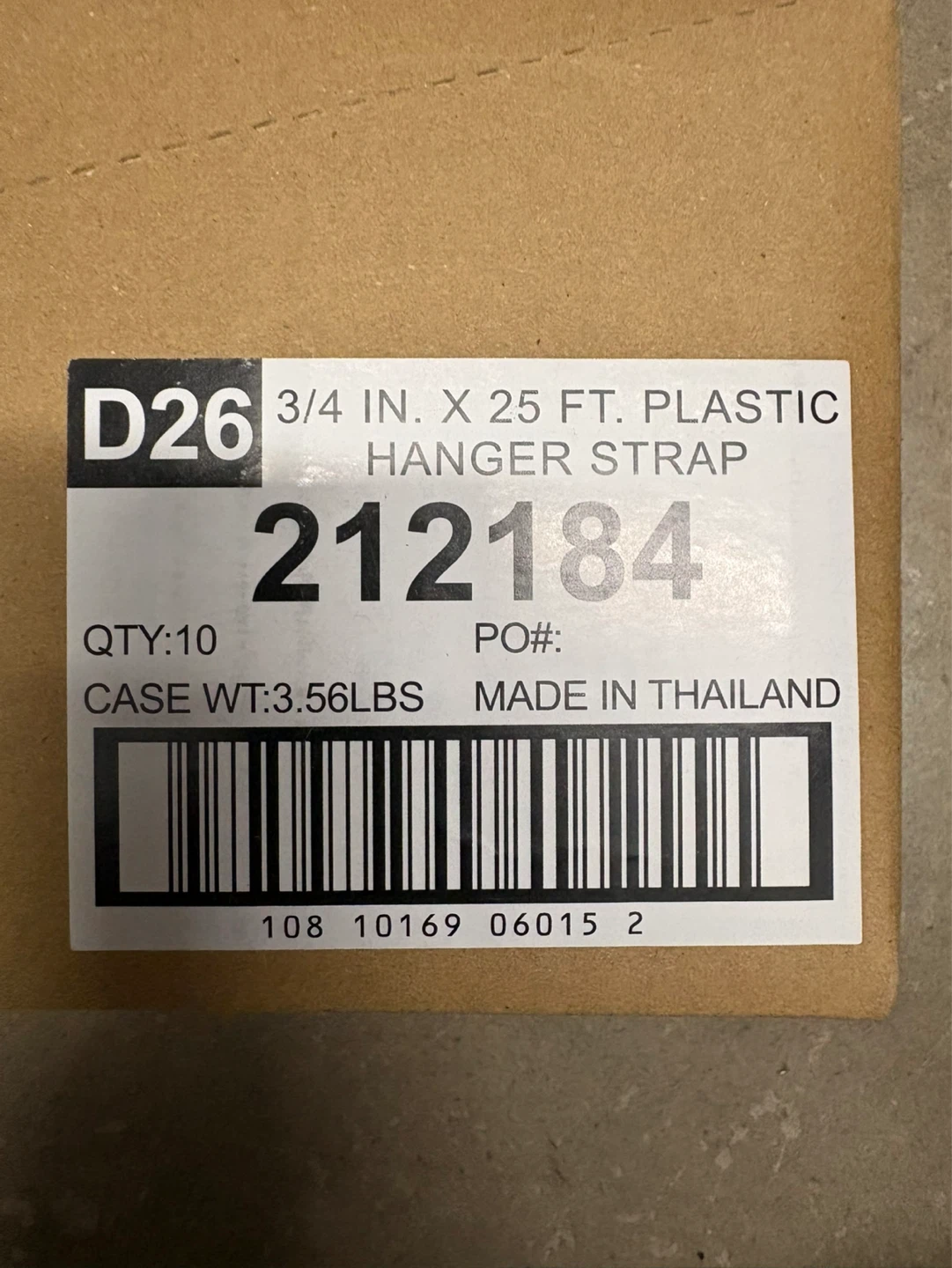 Everbilt 3/4 inch x 25 ft. Plastic Hanger Strap - photo 4