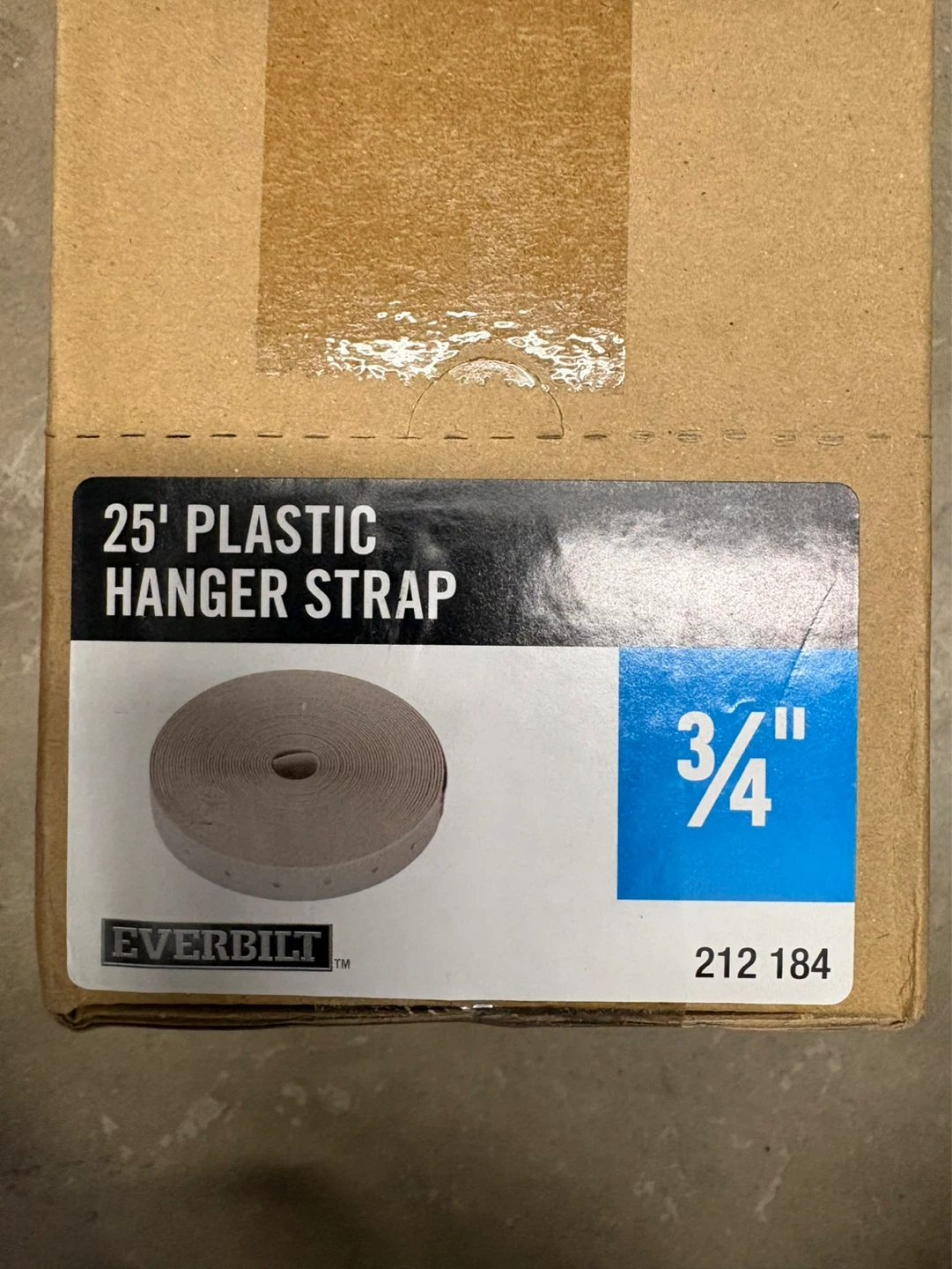 Everbilt 3/4 inch x 25 ft. Plastic Hanger Strap