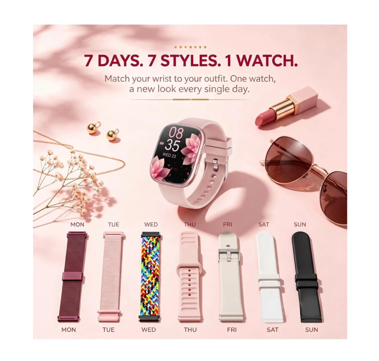 Brand new Mingdaln 7 Bands Gift Set Smart Watch - photo 3