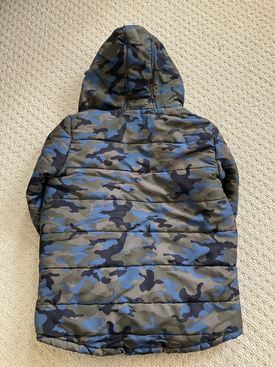 Joe Fresh Blue Camo Puffer Jacket - Youth Size XL (14) - photo 2