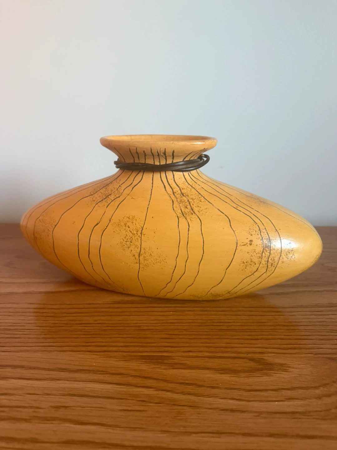 Yellow Decorative Ceramic Vase