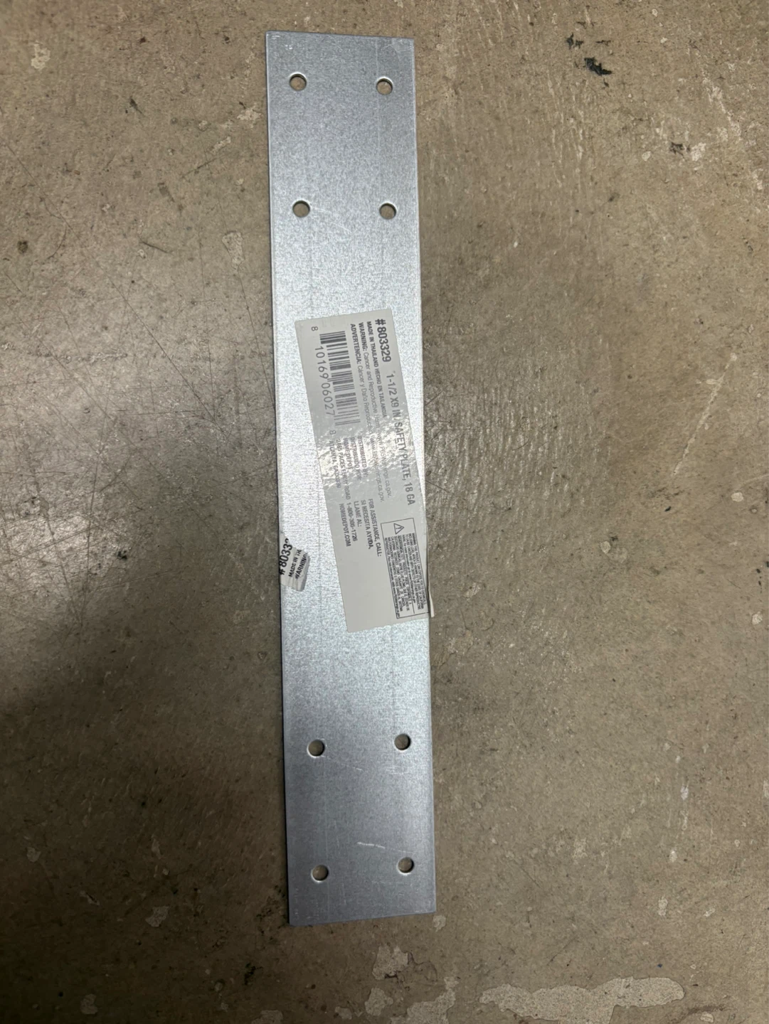 30 Pack 1.5 inch x 9 inch Safety Plates - photo 4