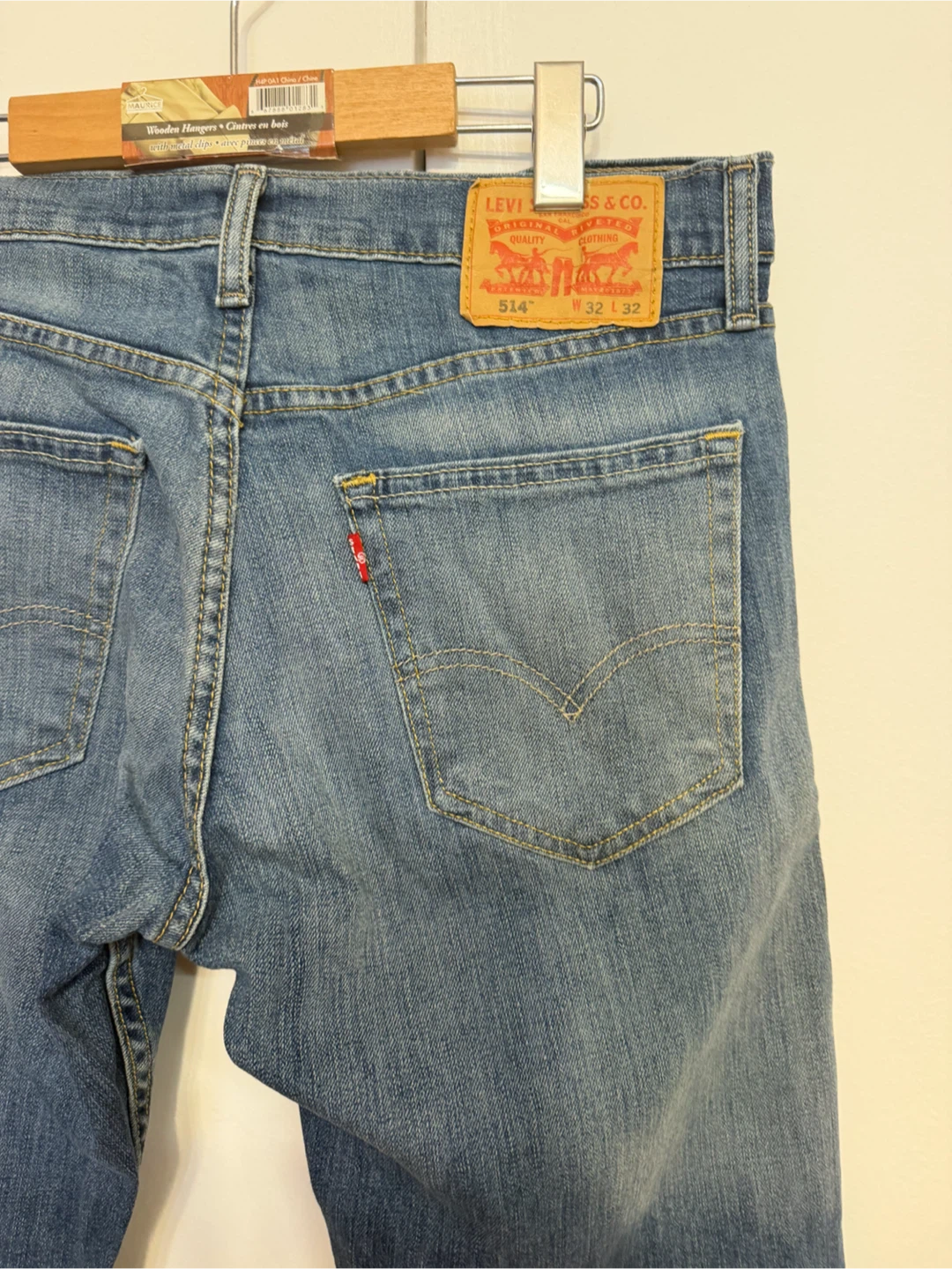 men’s Levi's 514 Straight Leg Jeans W32 L32 - photo 4