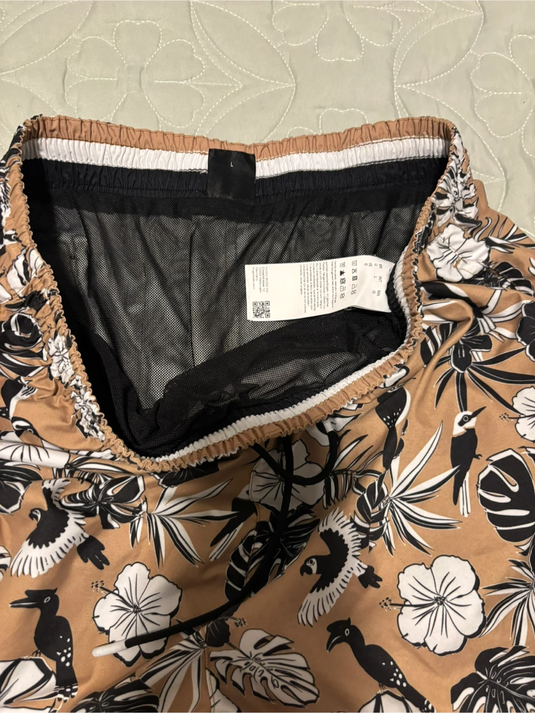 BOSS Tropical Print Swim Shorts - photo 2