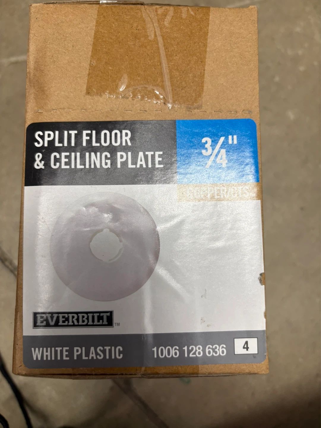 Everbilt 3/4 inch Flange Split Floor & Ceiling Plates (12 count) - photo 2