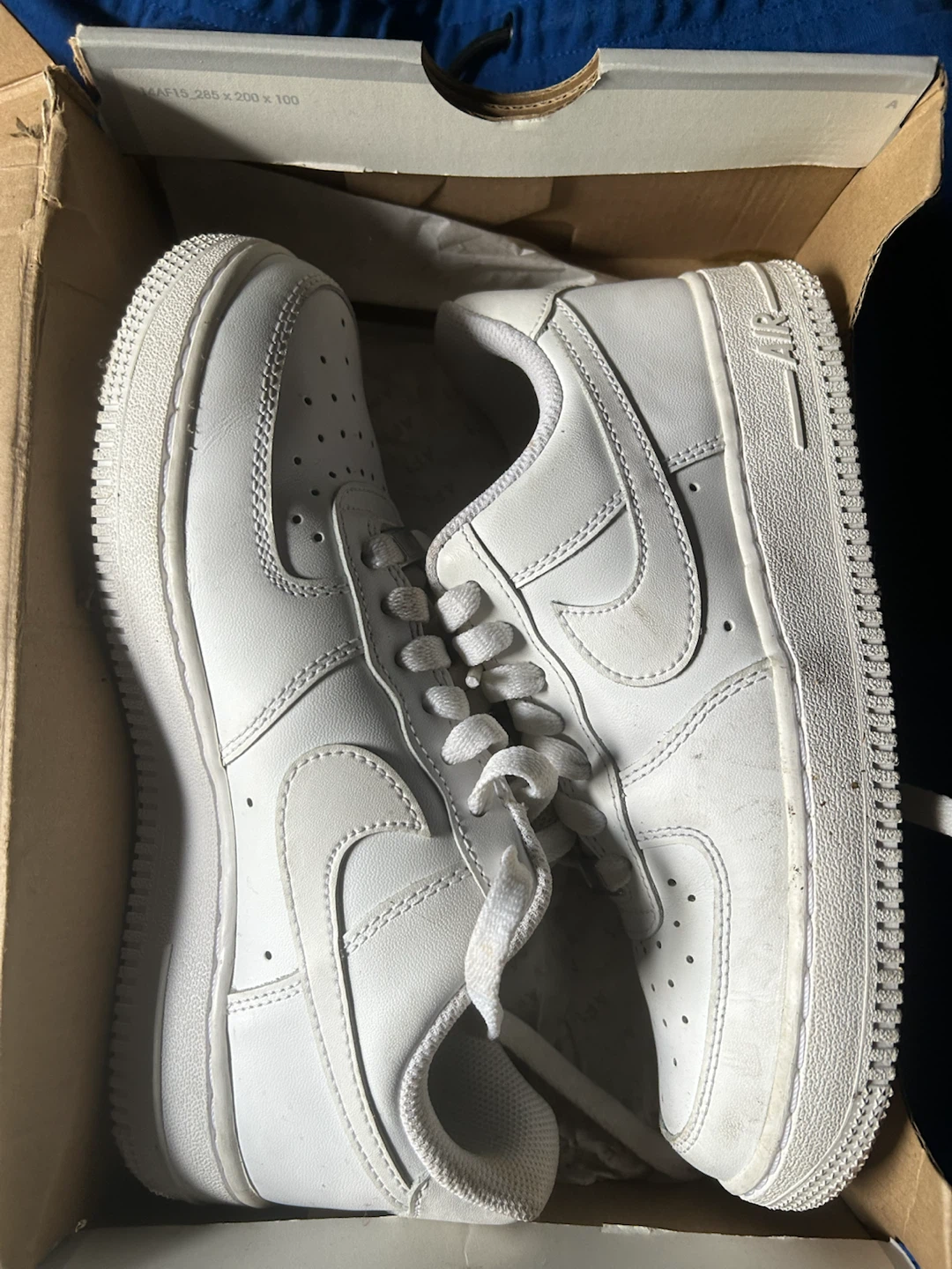 Nike Air Force 1 White Sneakers Size 6.5