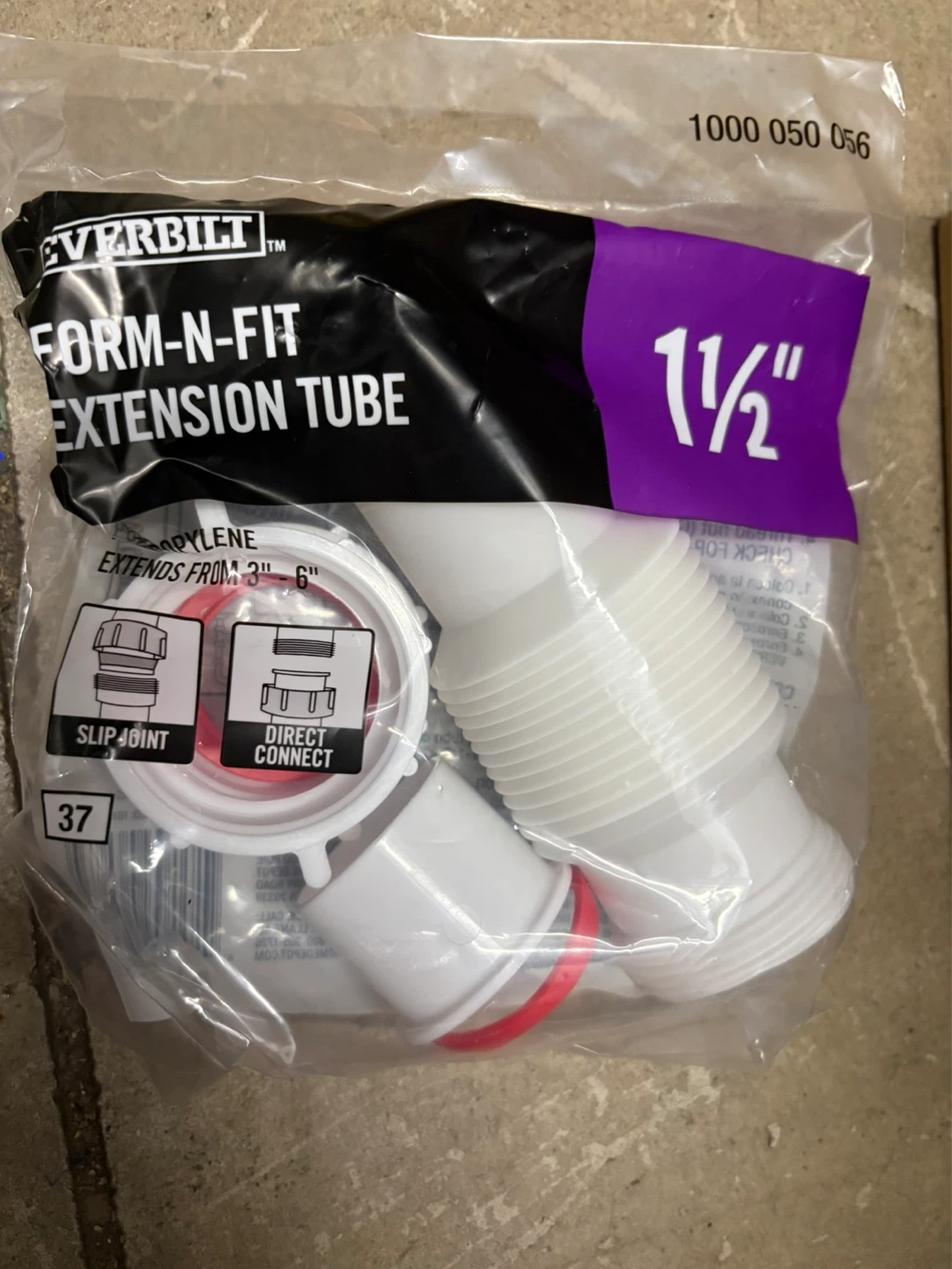 Everbilt Form-N-Fit Extension Tube 1 1/2 inch - photo 3