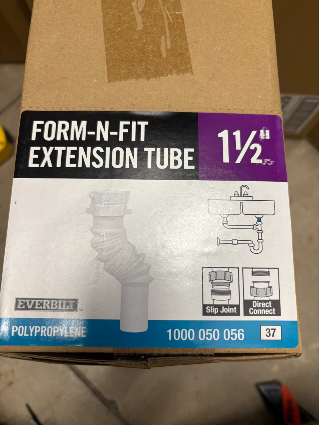 Everbilt Form-N-Fit Extension Tube 1 1/2 inch