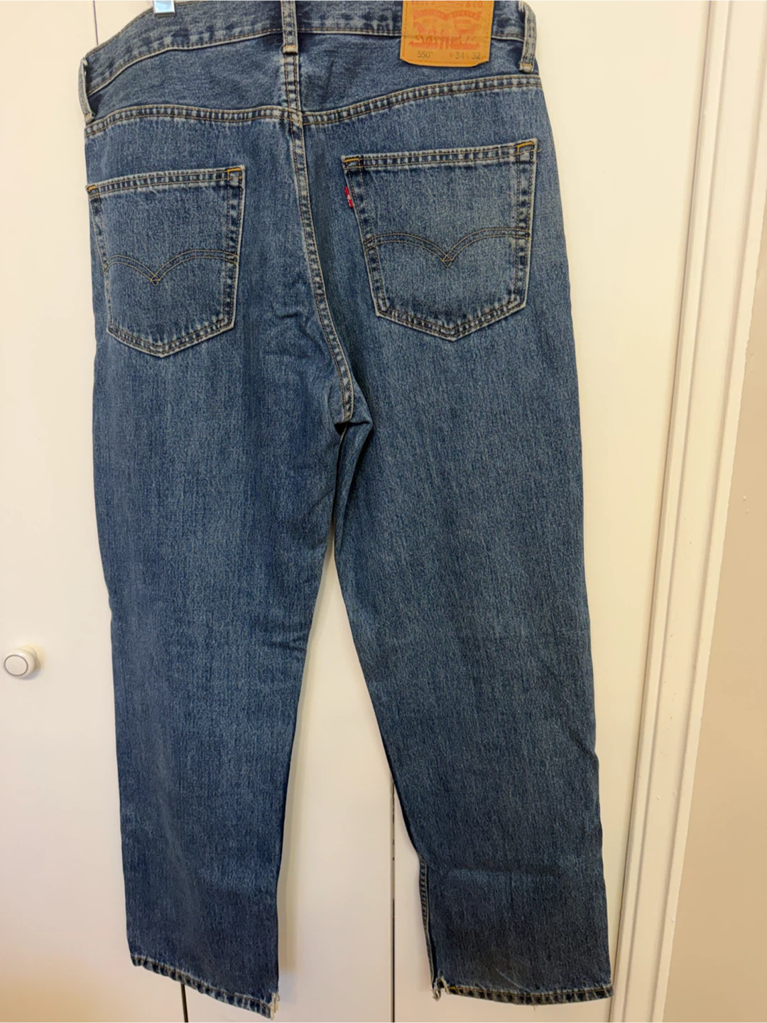 Men’sLevi's 550 Relaxed Fit Jeans Blue 34x32 - photo 2