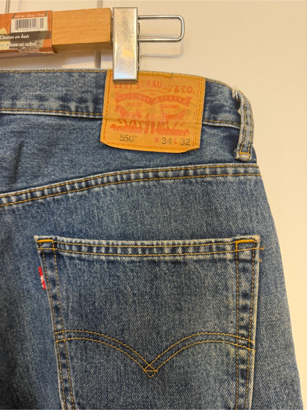 Men’sLevi's 550 Relaxed Fit Jeans Blue 34x32 - photo 3