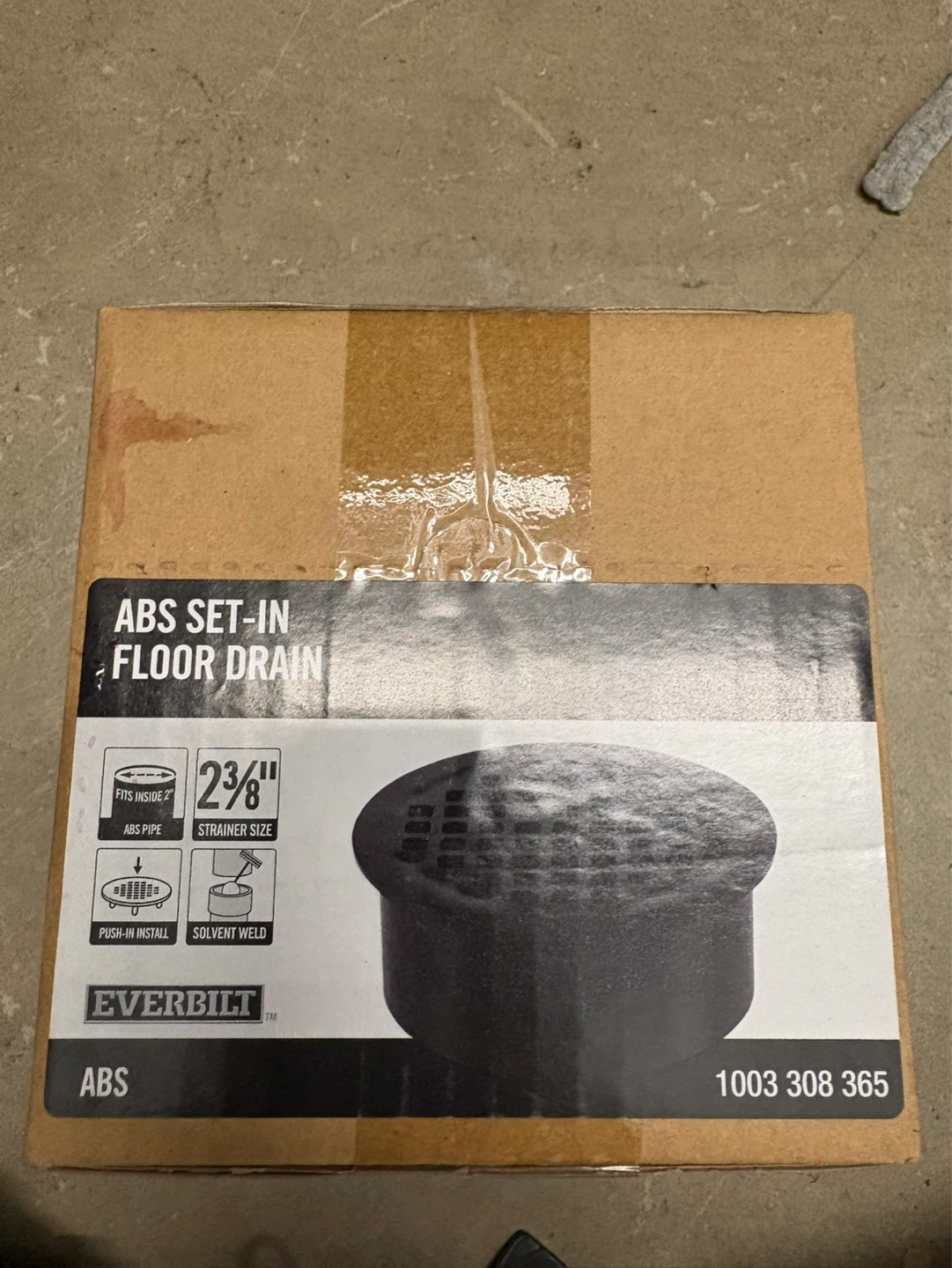 Everbilt ABS Set-In Floor Drain