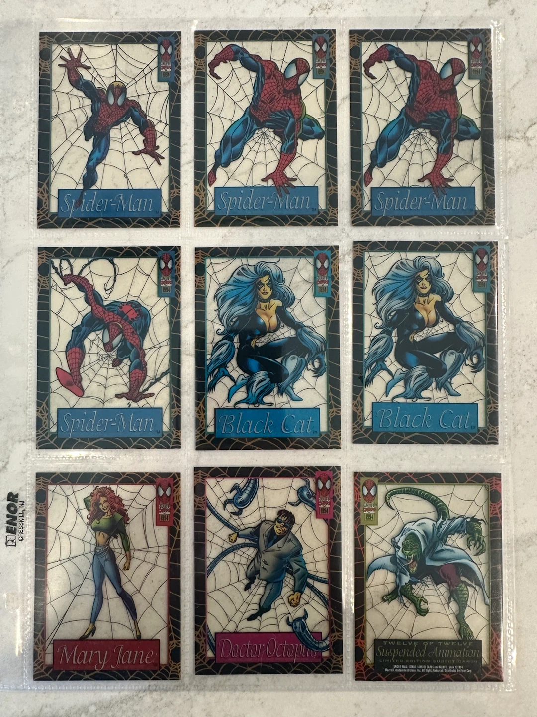 1994 Marvel Fleer Suspended Animation Trading Cards - photo 2