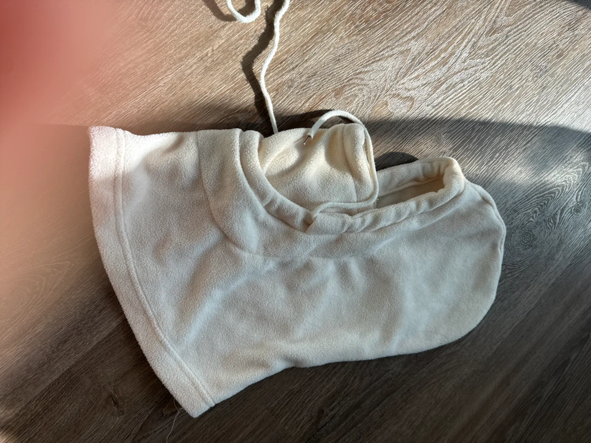 New- Cream Fleece Balaclava - photo 2