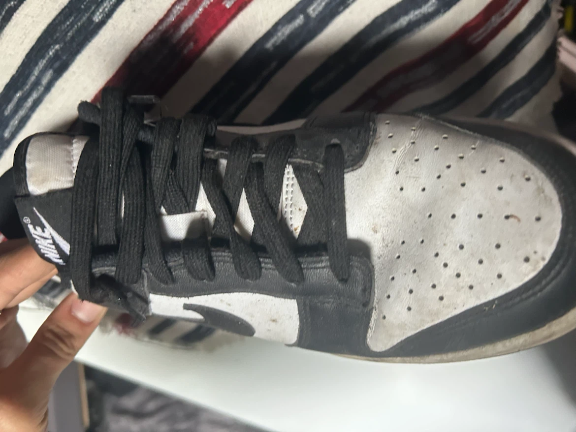 Nike Dunk Low Black and White Size 9 - photo 2