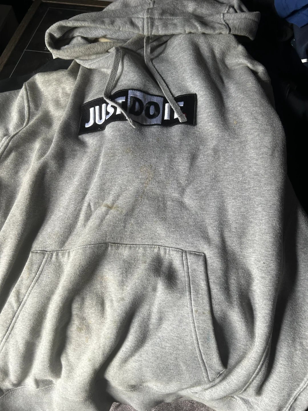Nike Just Do It Hoodie Grey