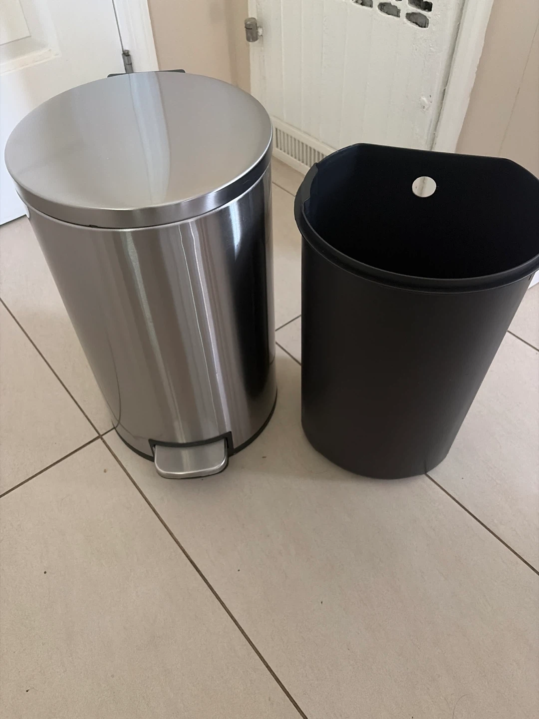 Stainless Steel Step Trash Can