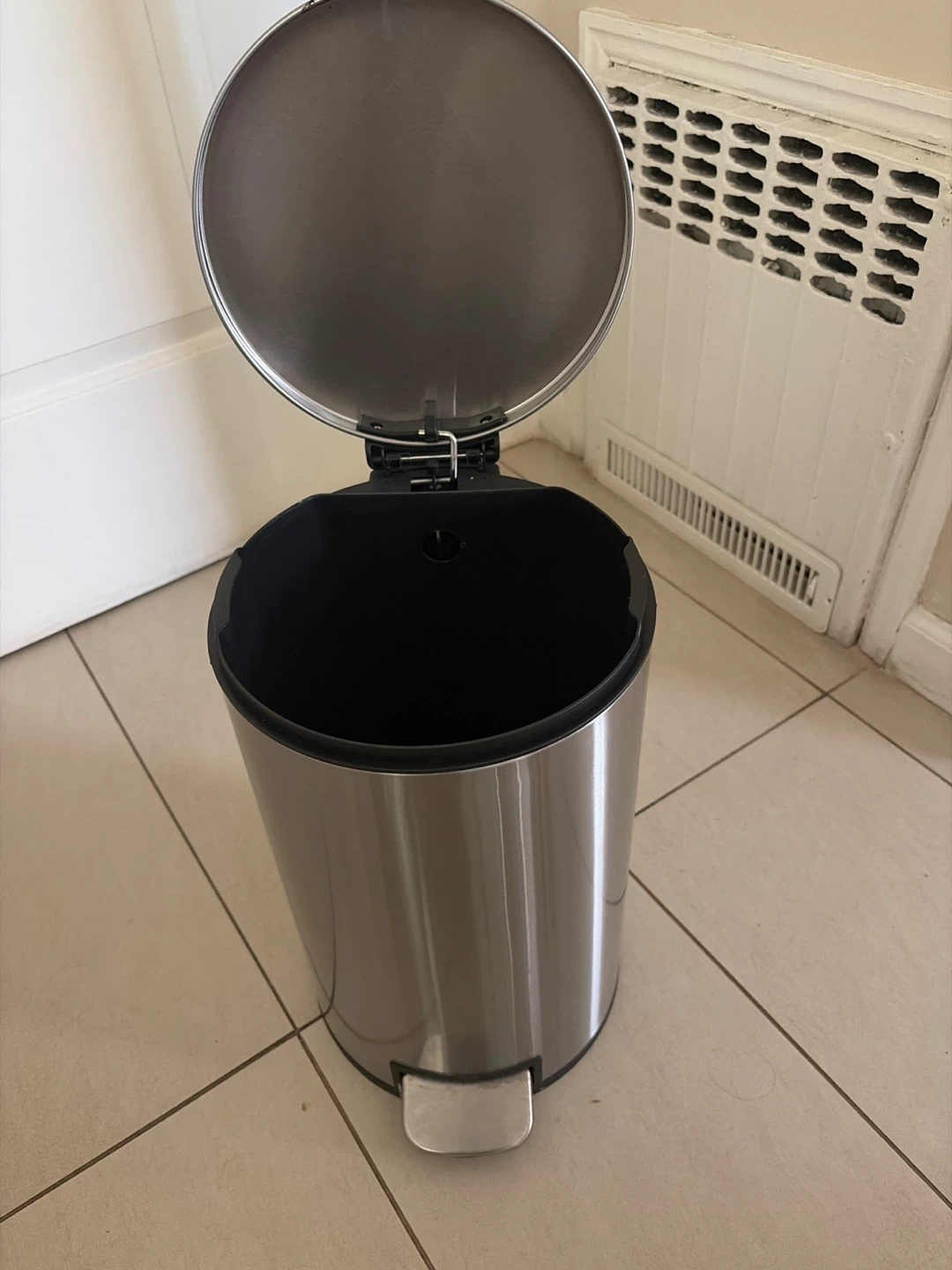 Stainless Steel Step Trash Can - photo 2