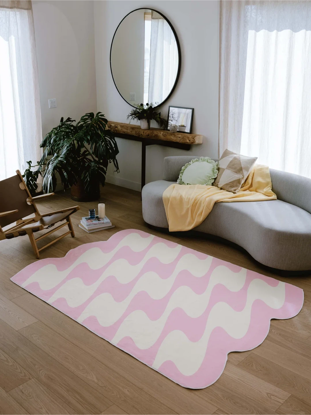 Modern Irregular Washable Area Rugs - photo 3