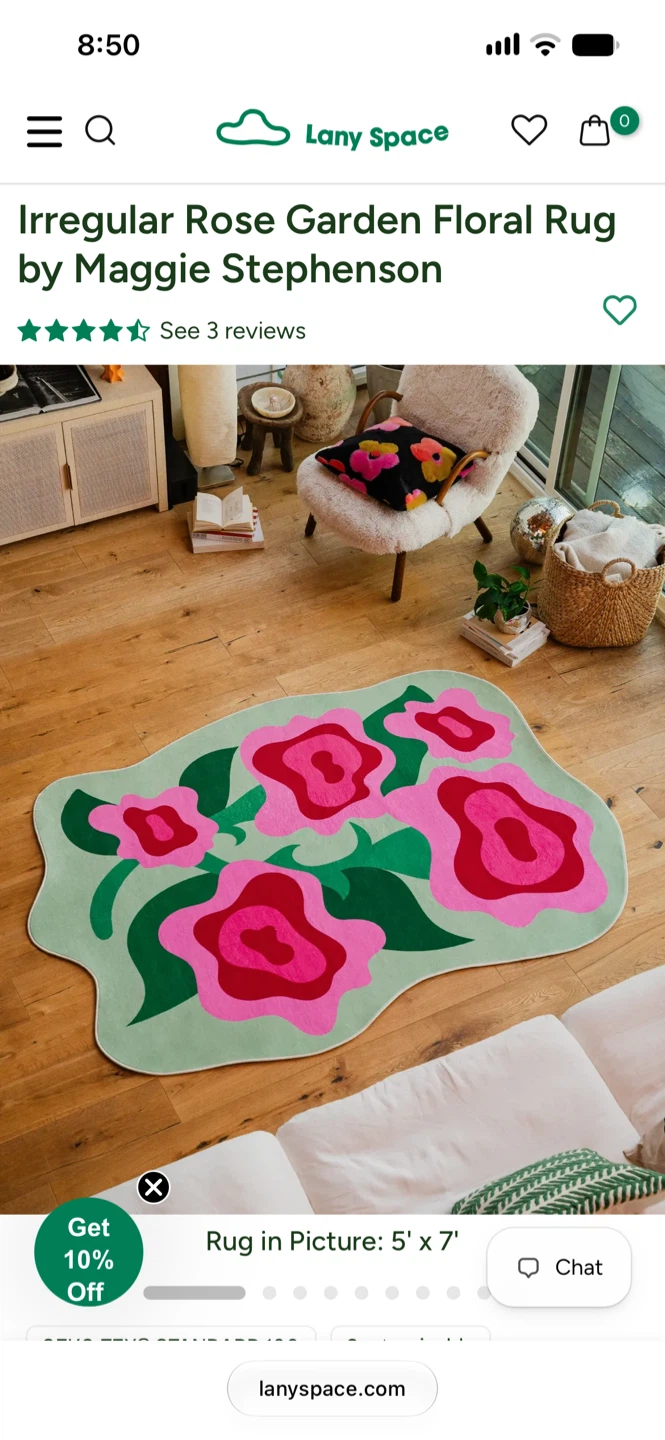 Modern Irregular Washable Area Rugs - photo 4