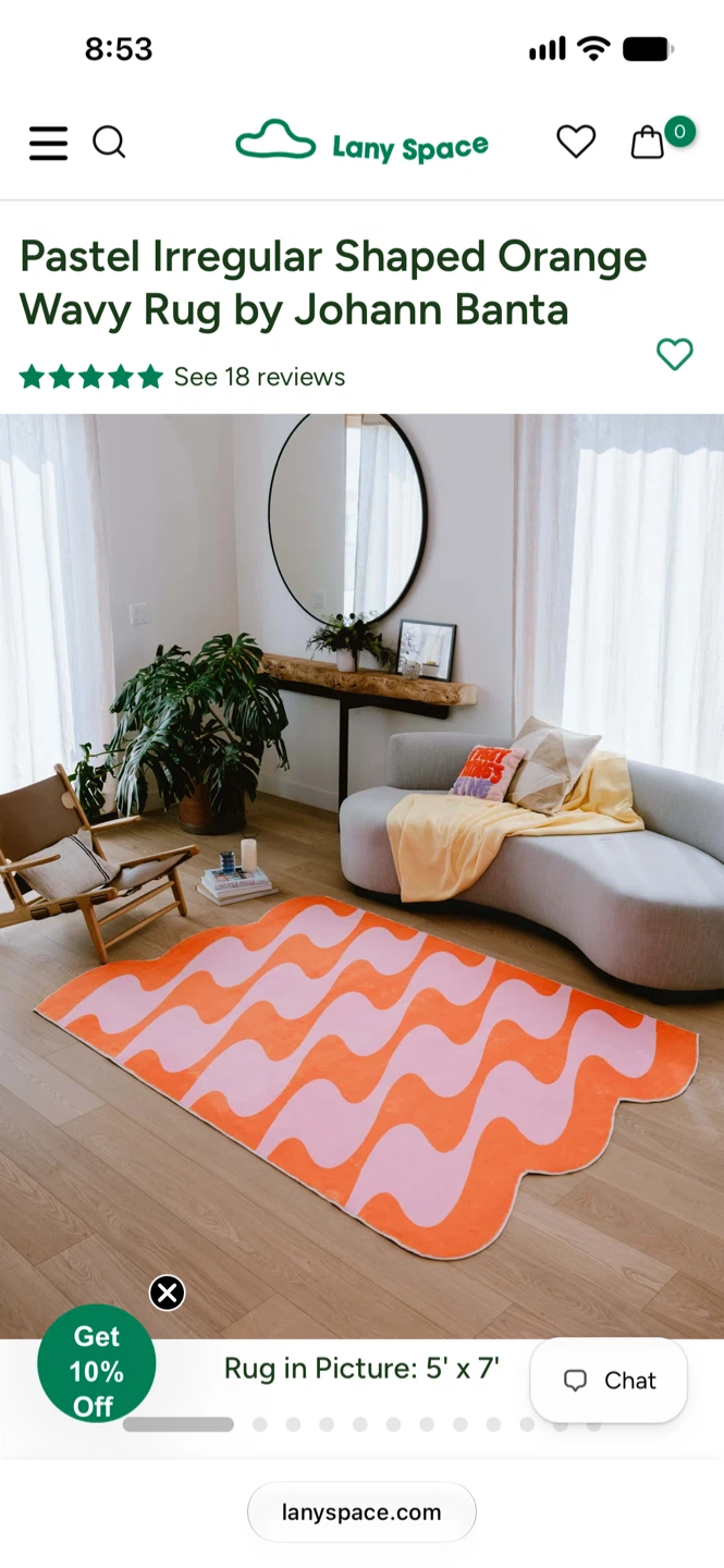Modern Irregular Washable Area Rugs - photo 5