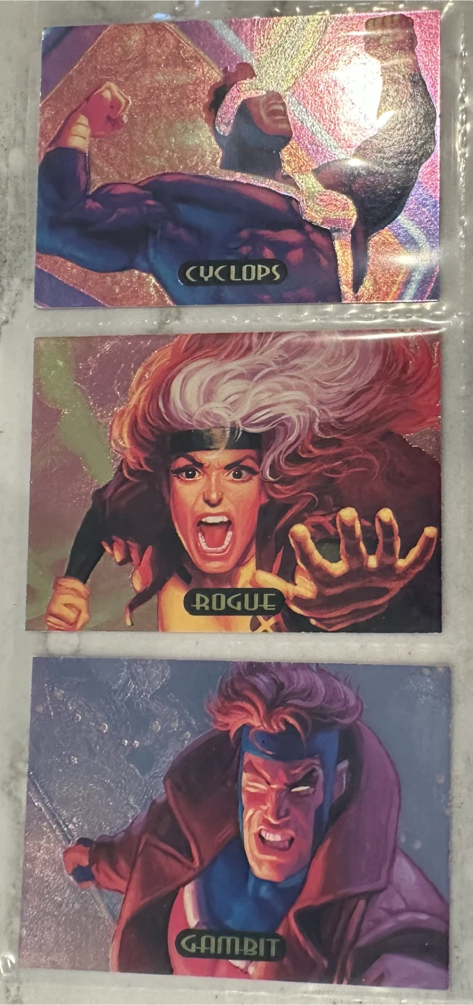 1994 Marvel Masterpieces PowerBlast Trading Card Set - photo 4