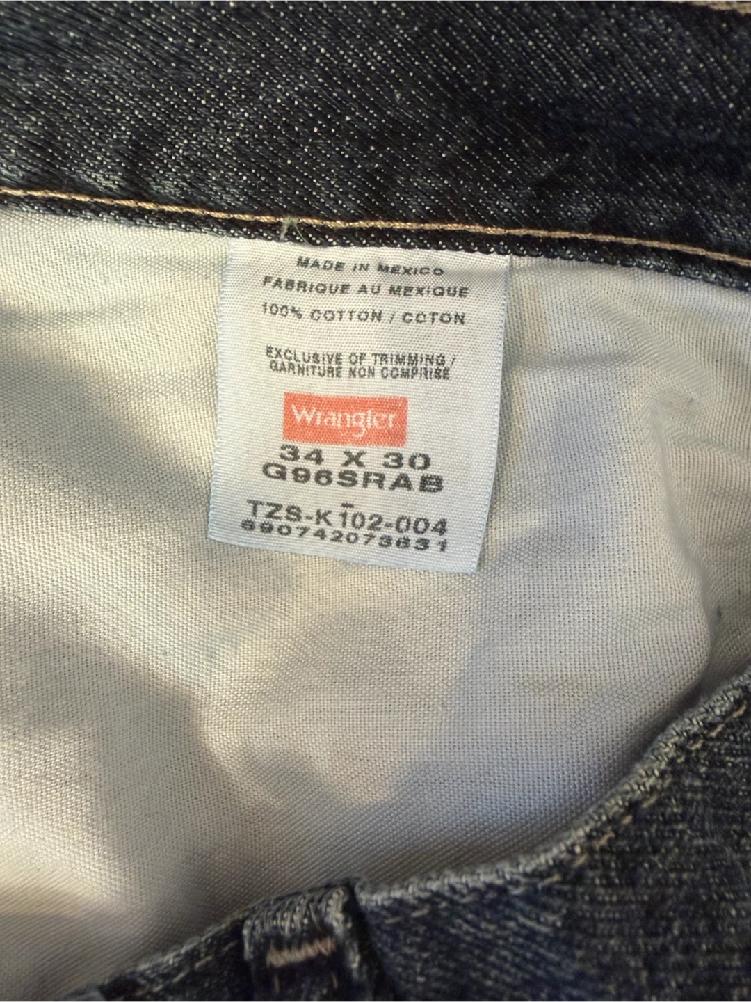 Men’s Wrangler Denim Jeans 34x30 - photo 5