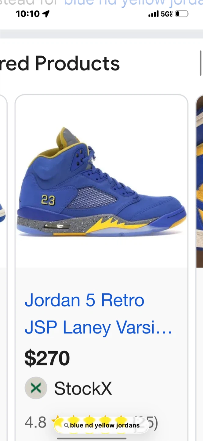 Jordan 5 Retro JSP Laney Varsity Royal