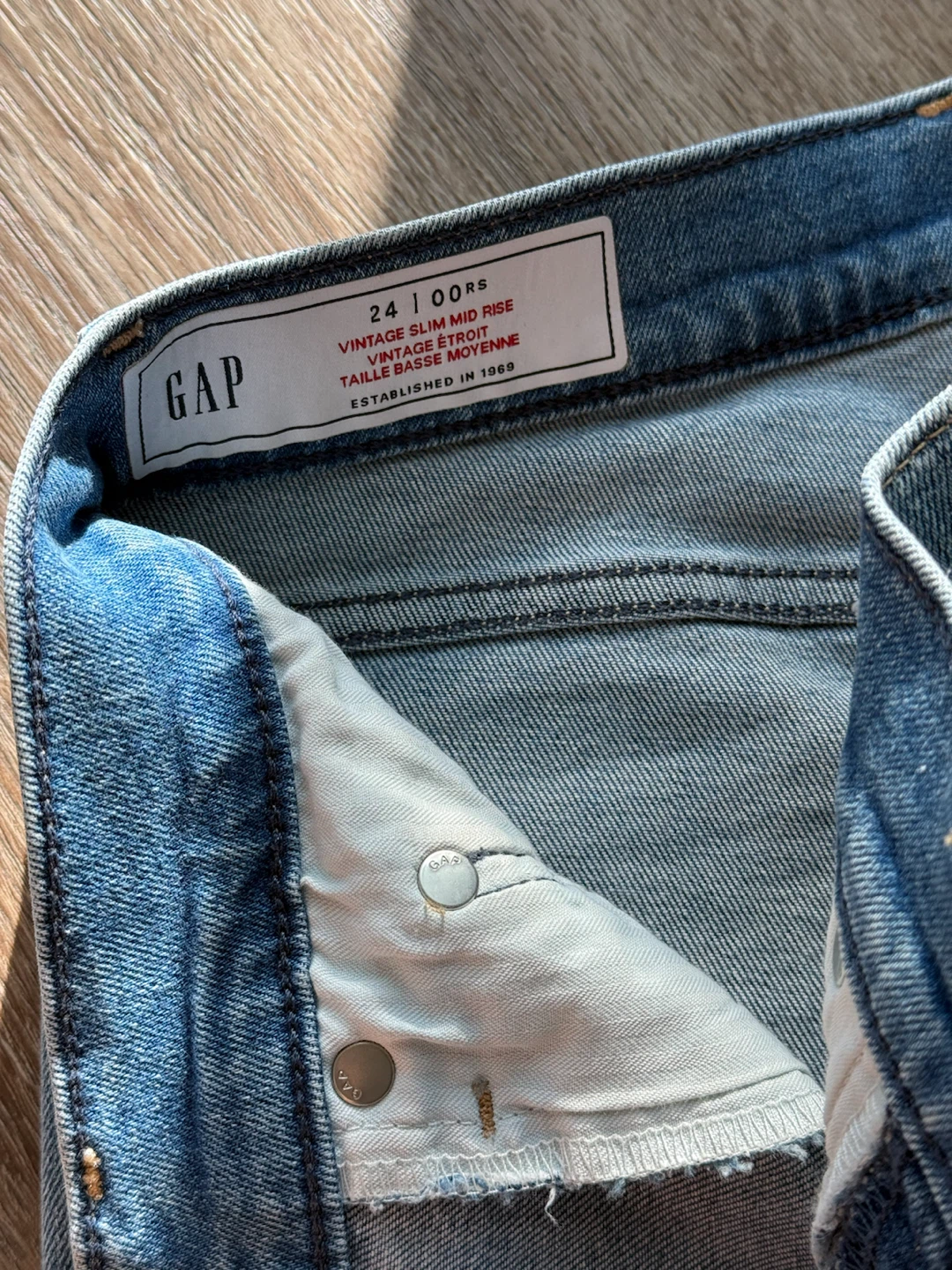 Gap Vintage Slim Mid Rise Jeans - photo 3