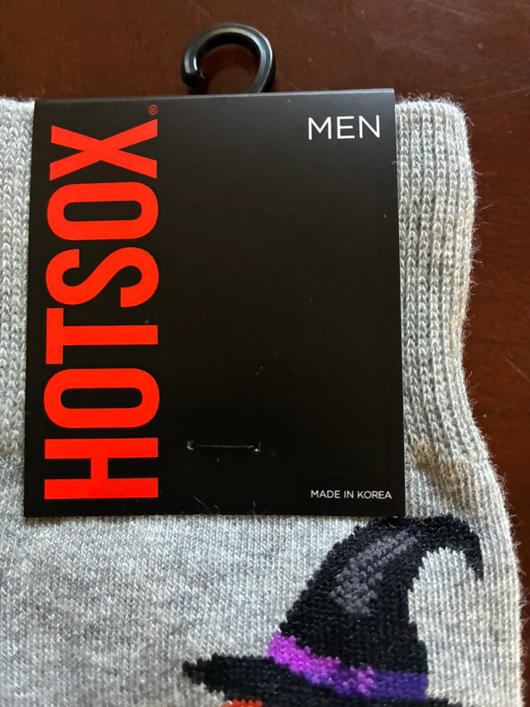 🎃 NEW HOTSOX Men's Halloween Pumpkin Witch Socks Costume Decor - photo 3