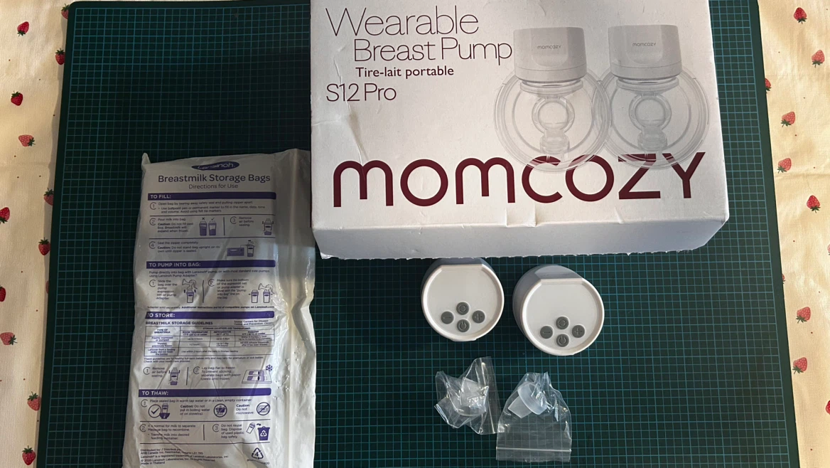 Momcozy S12 Pro Wearable Breast Pump - main units only