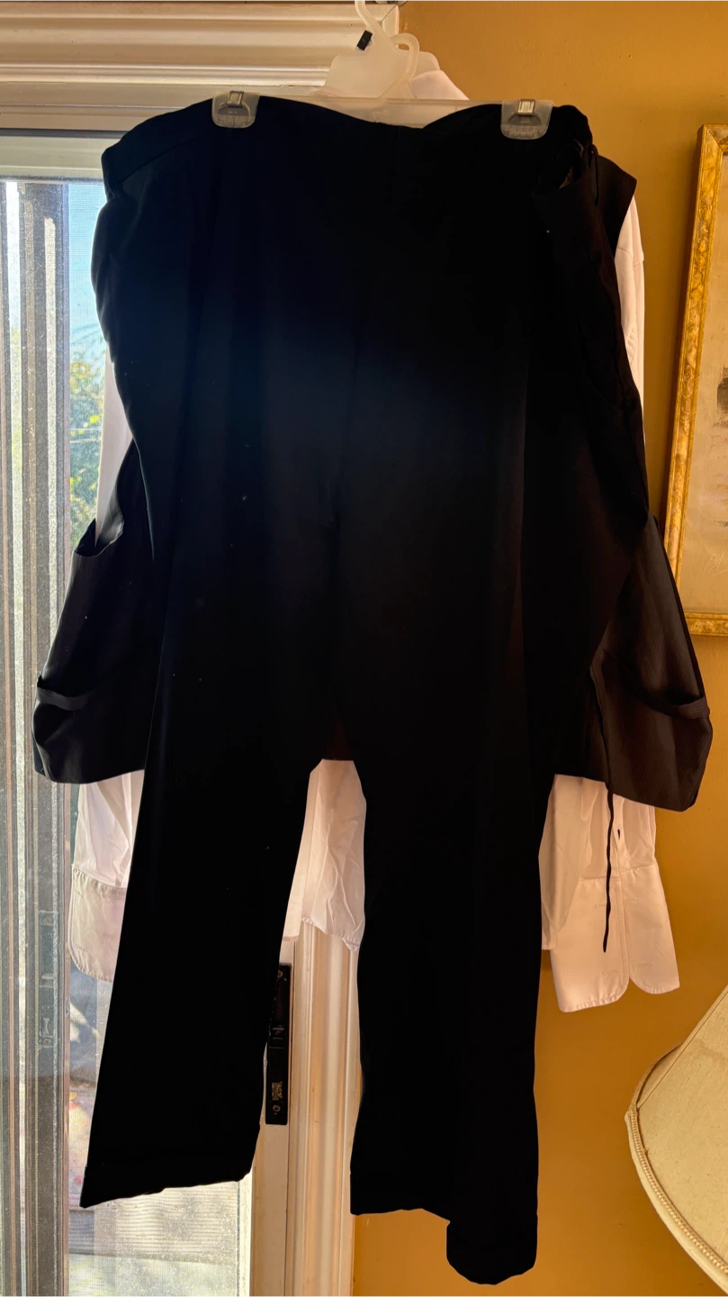 5XL Black Slim Fit Vest - photo 2